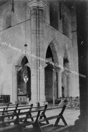 MOUNT ST JOSEPHS CHURCH BY FLASHLIGHT S.TRANSEPT & CHAPELS FROM N.